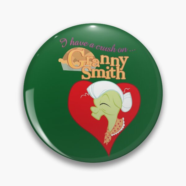Item preview, I have a crush on... Granny Smith - with text designed and sold by Stinkehund.