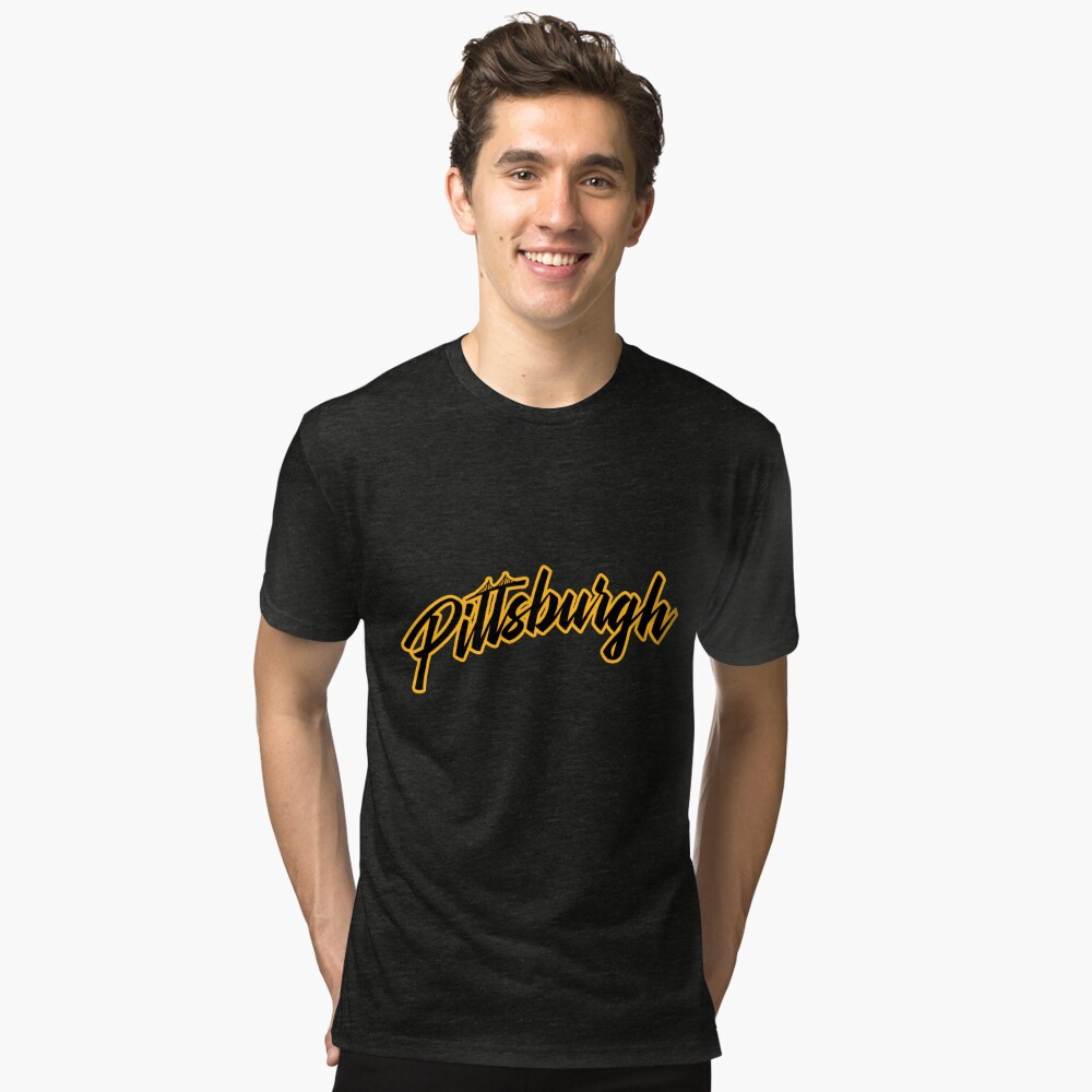 Pittsburgh Script Logo Sticker for Sale by edunkeldesigns