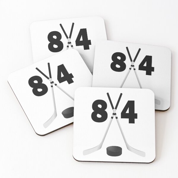 Item preview, Hockey number 84 - eighty four with sticks and disc designed and sold by AllShirts21.