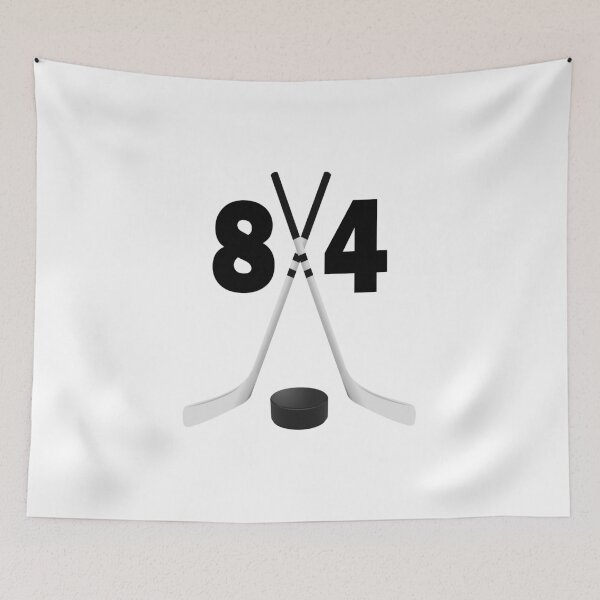 Item preview, Hockey number 84 - eighty four with sticks and disc designed and sold by AllShirts21.