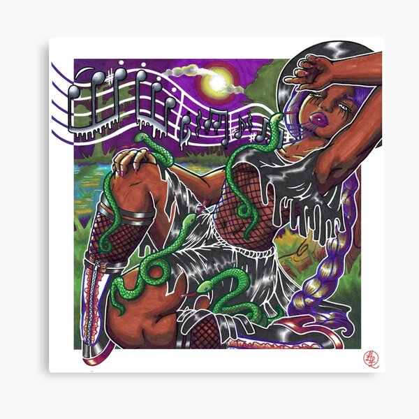Swamp Witch Canvas Print
