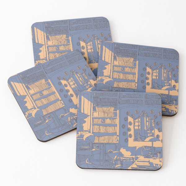 Item preview, sunset in the library designed and sold by fossegrimm.