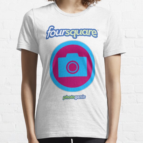 sdcvf FOUR SQUARE Basic Short Sleeve Round Neck Cotton T-Shirt 160gsm /