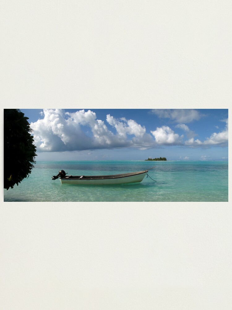 Alternate view of Longboat at Tsoi-lik Village Photographic Print