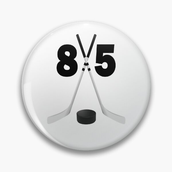 Item preview, Hockey number 85 - eighty five with sticks and disc designed and sold by AllShirts21.