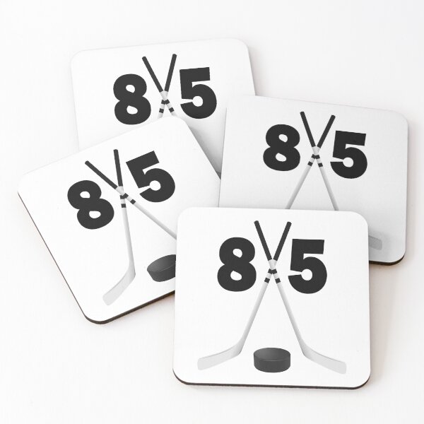 Item preview, Hockey number 85 - eighty five with sticks and disc designed and sold by AllShirts21.