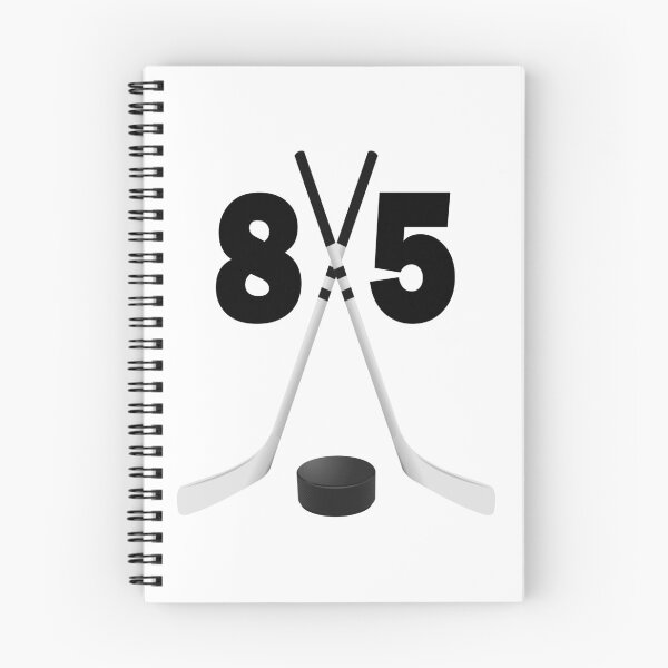 Item preview, Hockey number 85 - eighty five with sticks and disc designed and sold by AllShirts21.