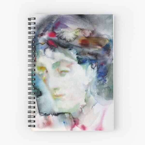 Item preview, VIRGINIA WOOLF - watercolor portrait.3 designed and sold by lautir.
