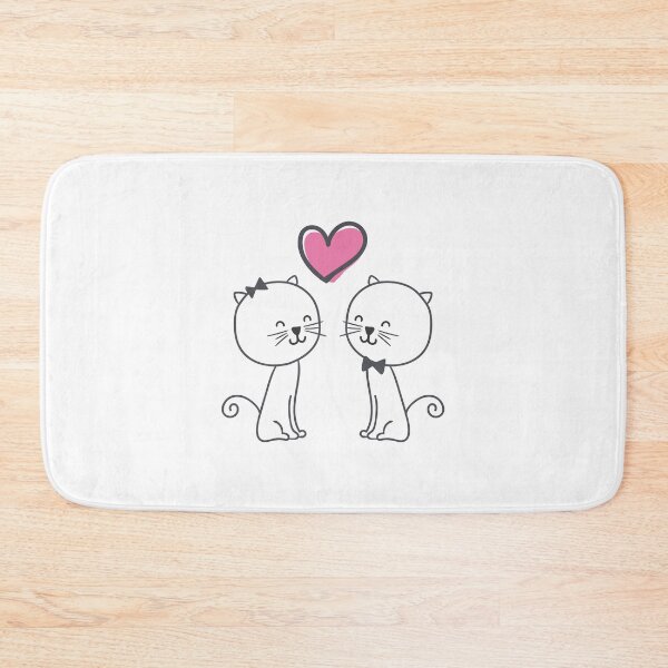 Aperçu de l'œuvre Le chat est amoureux créée et vendue par GNDesign.