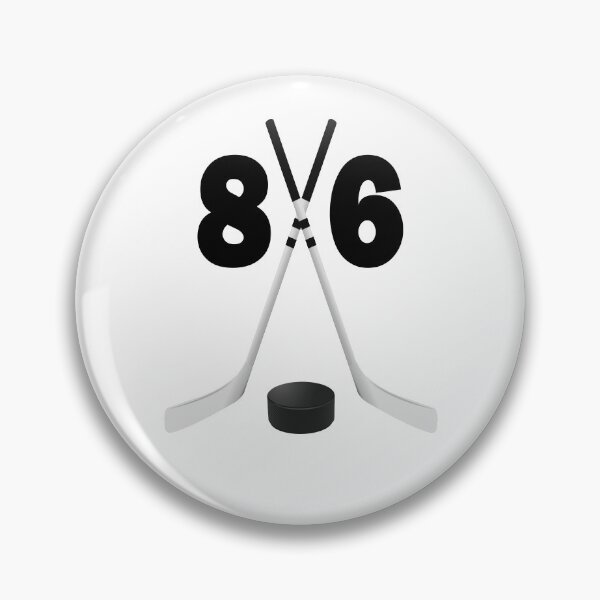 Item preview, Hockey number 86 - eighty six with sticks and disc designed and sold by AllShirts21.