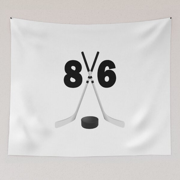 Item preview, Hockey number 86 - eighty six with sticks and disc designed and sold by AllShirts21.