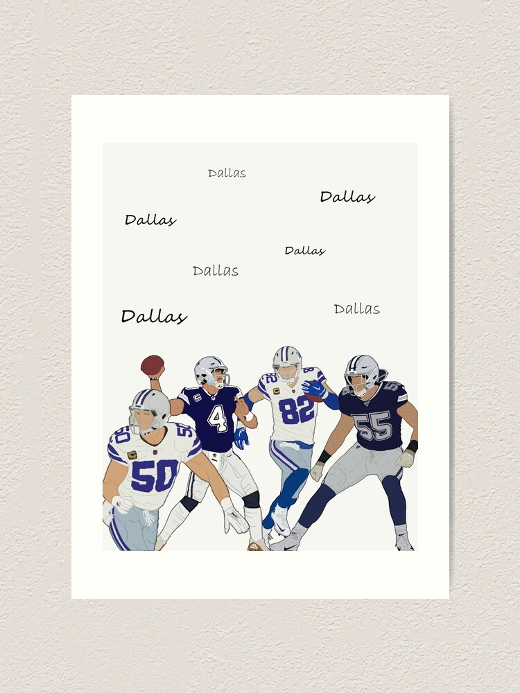 Leighton Vander Esch Dallas 55 Greeting Card for Sale by sockaholic13