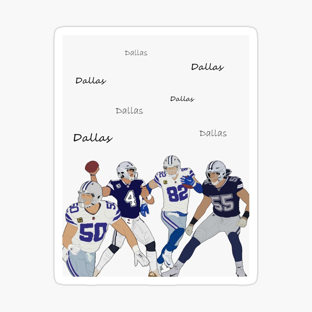 Dallas Cowboys Sticker Pack Sticker for Sale by sockaholic13