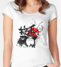 Camiseta entallada de cuello redondo Espíritus de Japón