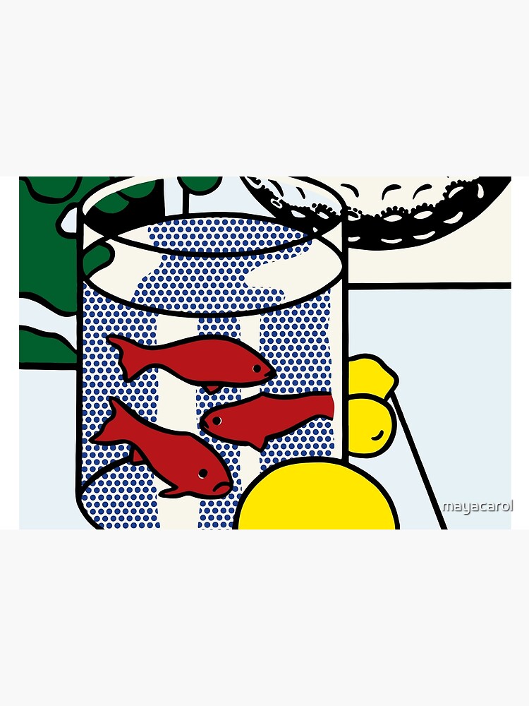 Vectorized Lichtenstein pop art by mayacarol