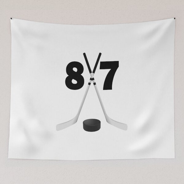 Item preview, Hockey number 87 - eighty seven with sticks and disc designed and sold by AllShirts21.