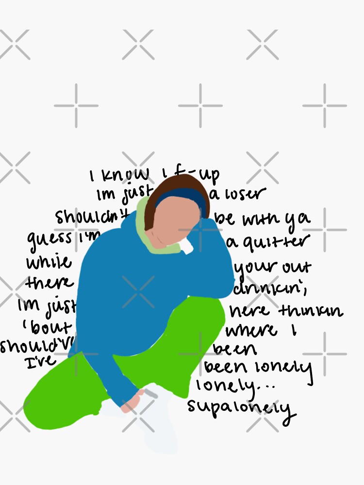 "benee and lyrics" Sticker for Sale by ideasbymadison | Redbubble