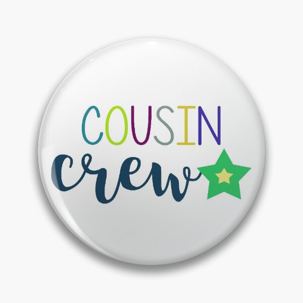 Artikelvorschau, Cousins! Cousins machen beste Freunde - Cousin Crew Liebe - Cousin Squad - Team Cousin - Cousin Typografie mit Stern entworfen und verkauft von smooshfaceutd.