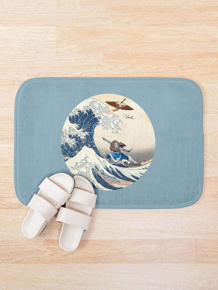 Alternate view of Great Wave Off Kyoshi Island Bath Mat