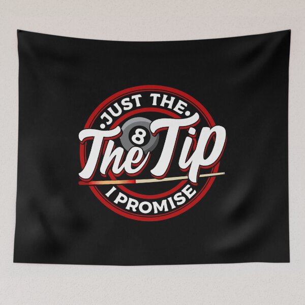 Item preview, Just The Tip I Promise Funny Pool Billiards Pun designed and sold by perfectpresents.