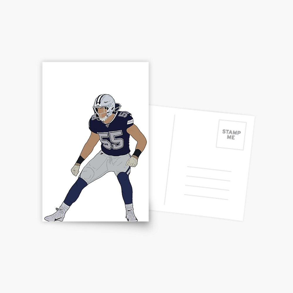 Leighton Vander Esch Dallas 55 Greeting Card for Sale by sockaholic13