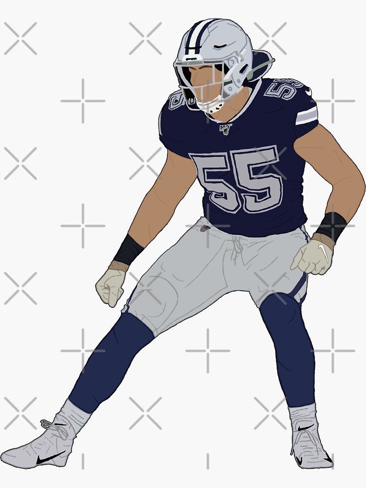 Leighton Vander Esch Dallas 55' Sticker for Sale by sockaholic13