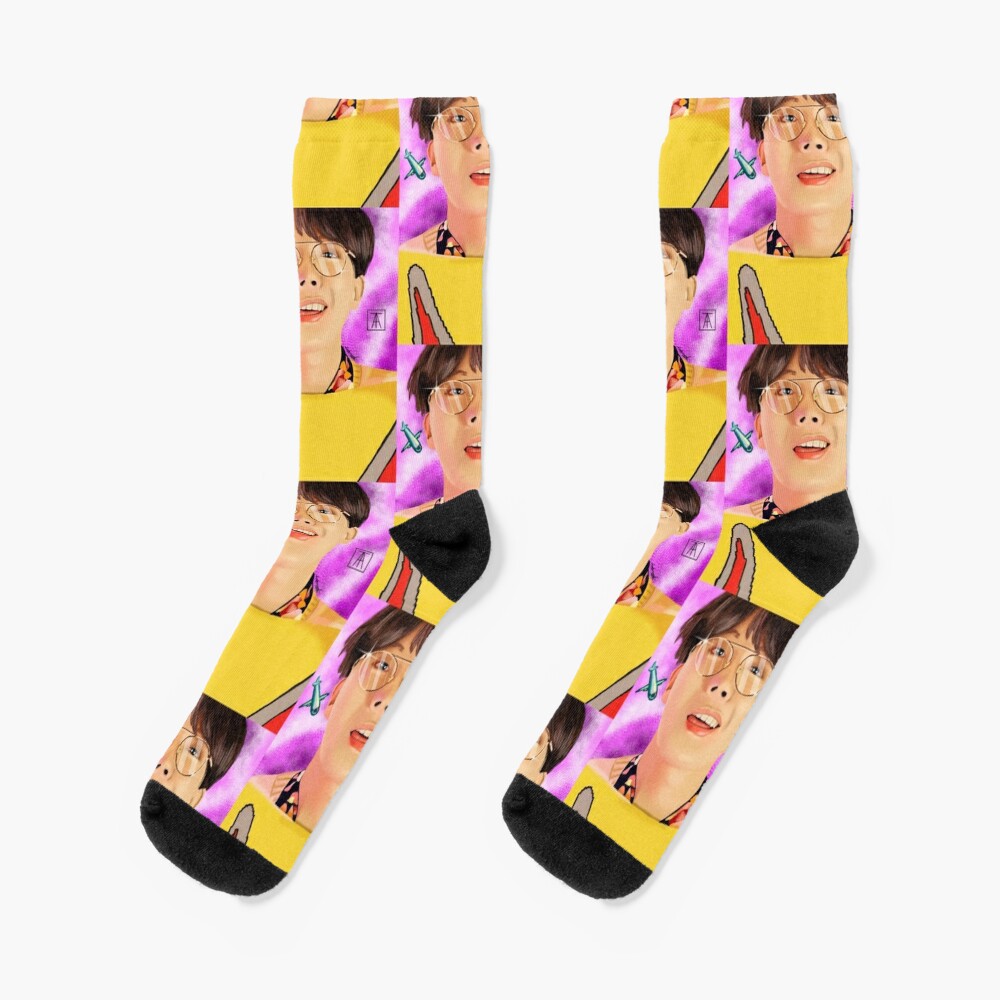 BTS IDOL Jungkook  Socks for Sale by fayetheartist