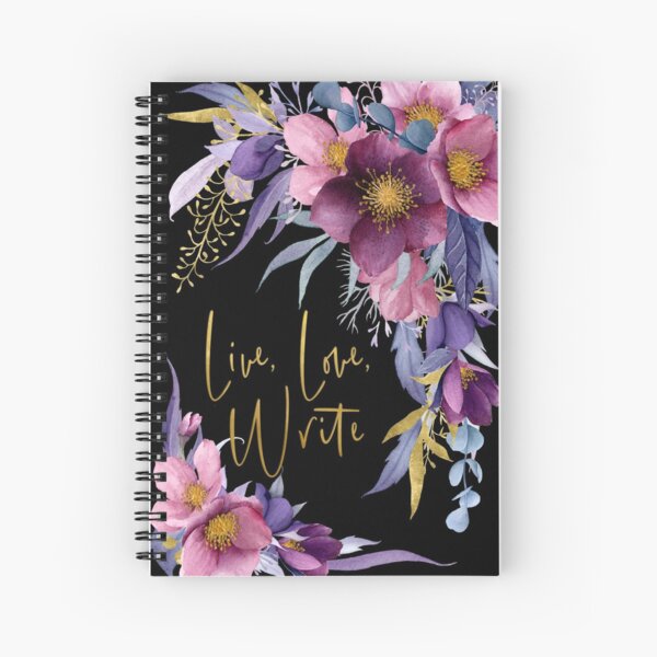 Live, Love, Write Spiral Notebook