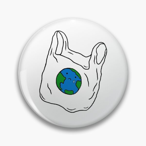 Item preview, sad plastic bag designed and sold by Jules Kutey.