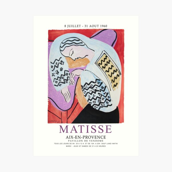 Matisse Exhibition - Aix-en-Provence - The Dream Artwork Art Print