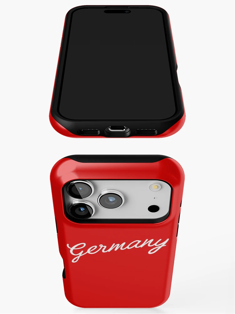 Thumbnail 3 of 4, iPhone Case, Germany Script designed and sold by npdstudio.