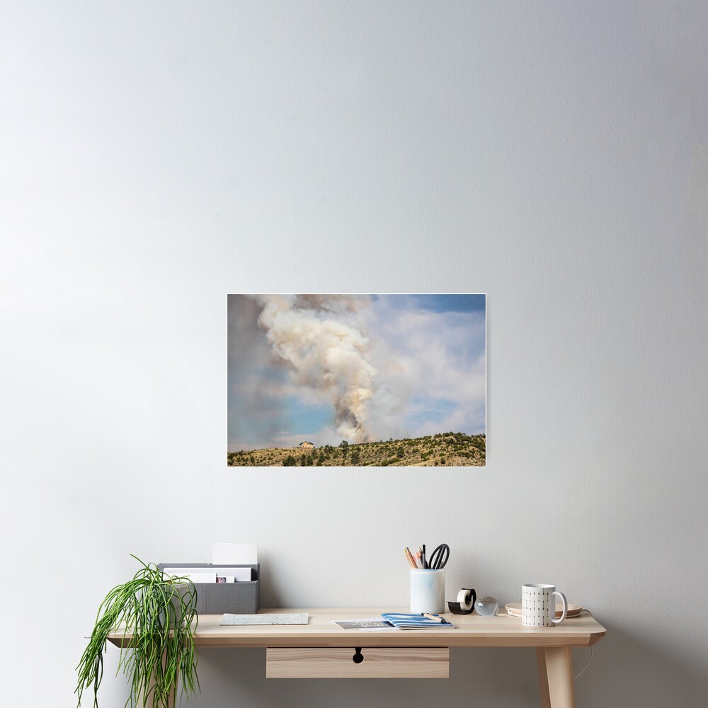Smoke in the Rockies Poster