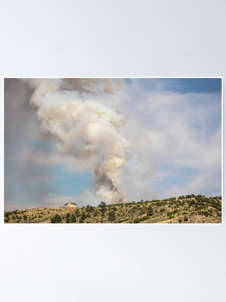 Alternate view of Smoke in the Rockies Poster