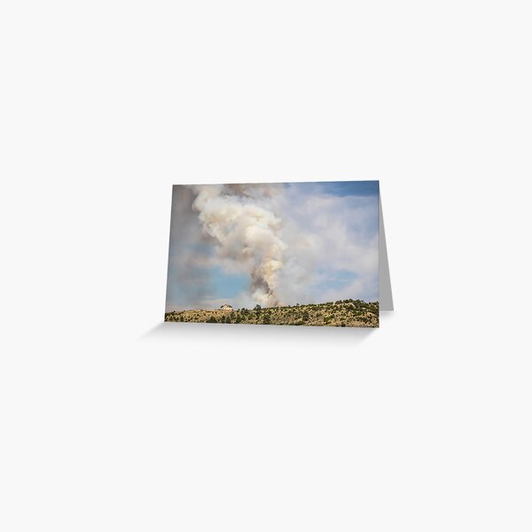 Smoke in the Rockies Greeting Card