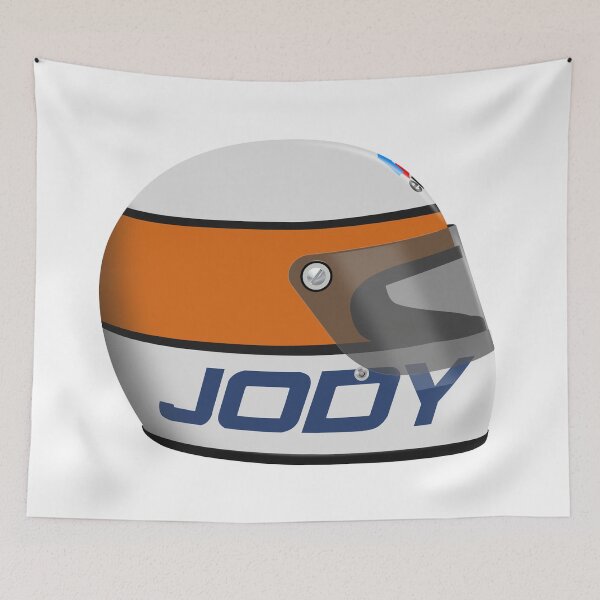 Item preview, Jody Scheckter 1975 Helmet - Tyrrell designed and sold by JageOwen.