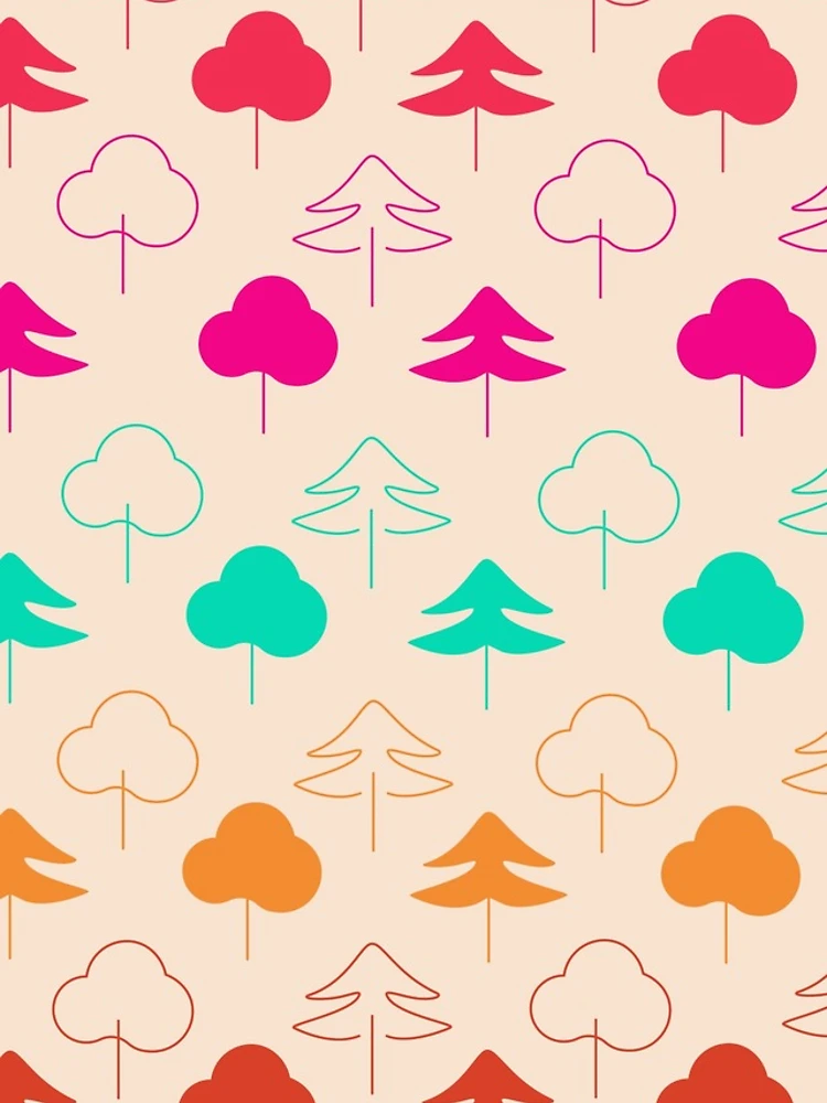 Thumbnail 4 of 4, Samsung Galaxy Phone Case, Colorful Simple Tree Pattern designed and sold by tlemskaya.