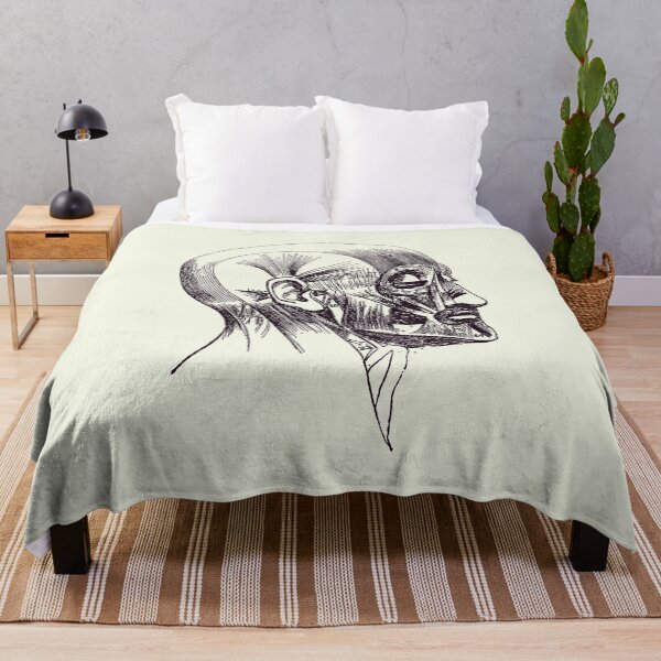 Item preview, Facial Muscle Diagram - Vintage Anatomy 2 designed and sold by VAposters.