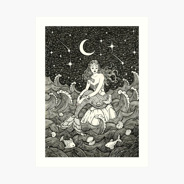 The Sea Wished Me Love Art Print