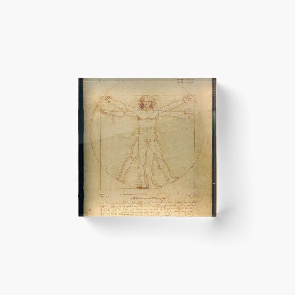 Item preview, leonardo da vinci hombre de vitruvio dibujo humano designed and sold by JustynaWarsaw.