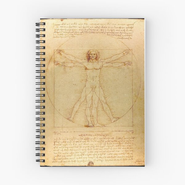 Item preview, leonardo da vinci vitruvian man human drawing designed and sold by JustynaWarsaw.