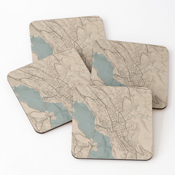 Item preview, Lillehammer Sepia Map designed and sold by CPTVDesign.