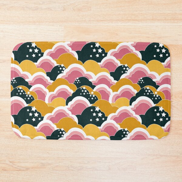 Item preview, Psychedelic, Retro, 70s Clouds and stars designed and sold by Ink Tally.