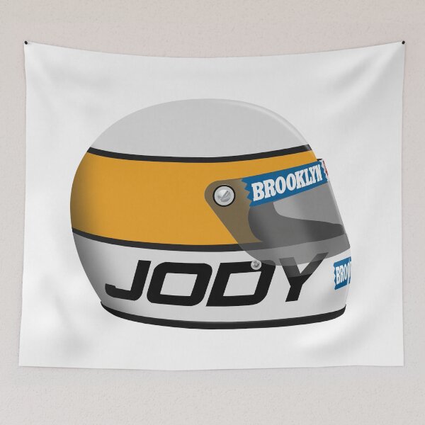 Item preview, Jody Scheckter 1979 Helmet - Ferrari designed and sold by JageOwen.