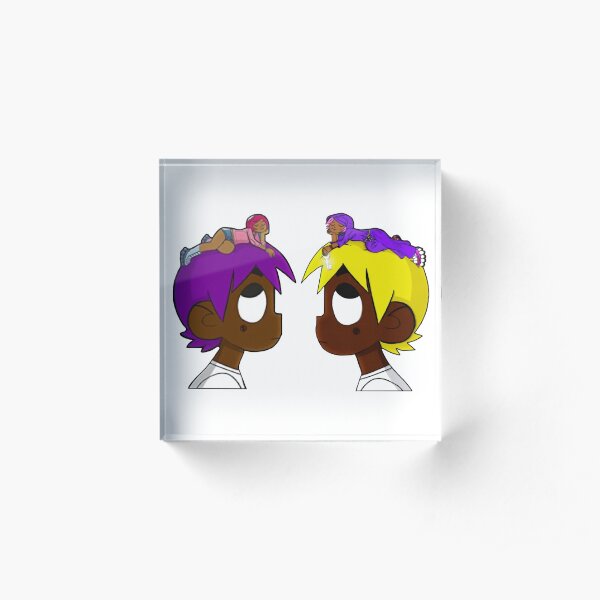 double uzi- face to face Acrylic Block