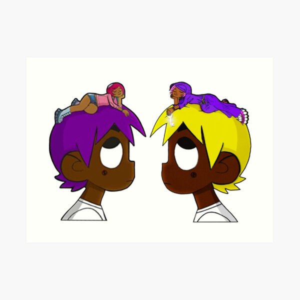 double uzi- face to face Art Print