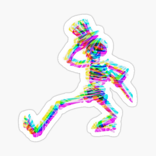 grateful dead dancing skeleton Sticker