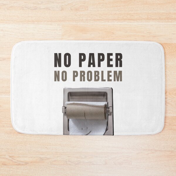 Item preview, No Paper No Problem - Toilet Paper - Quarantine designed and sold by deichmonster.