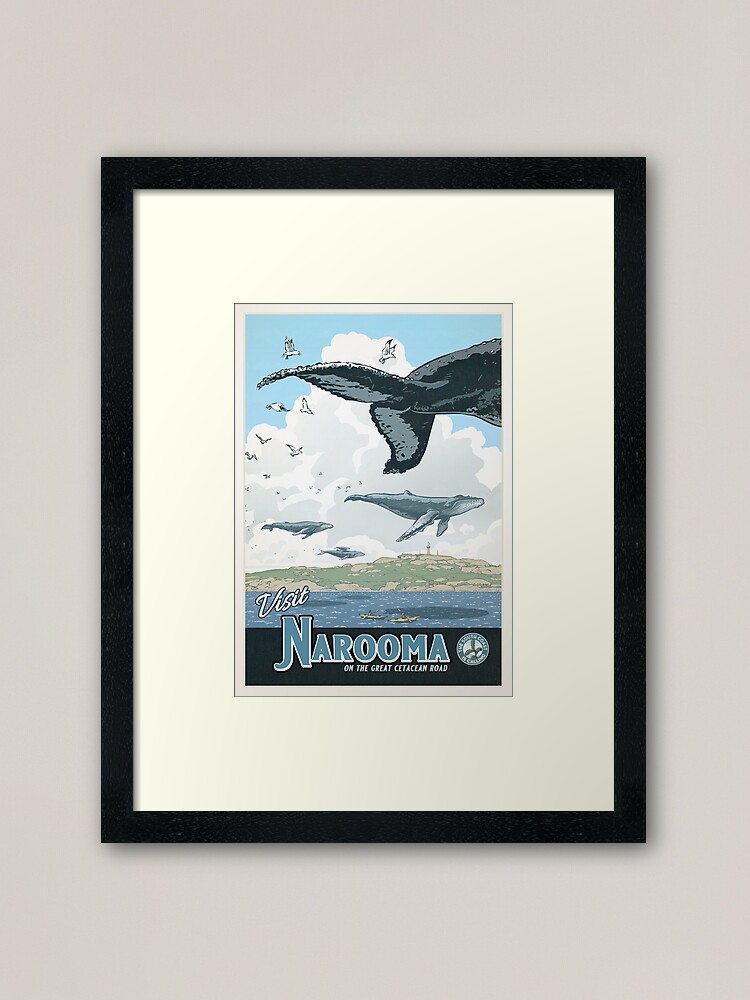 Thumbnail 1 of 7, Framed Art Print, Narooma designed and sold by CoastIsCalling.