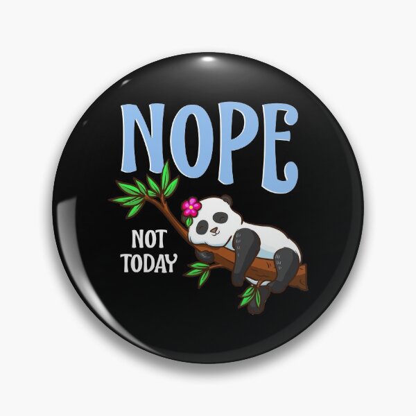 Item preview, Cute & Funny Nope Not Today Lazy Napping Panda designed and sold by perfectpresents.