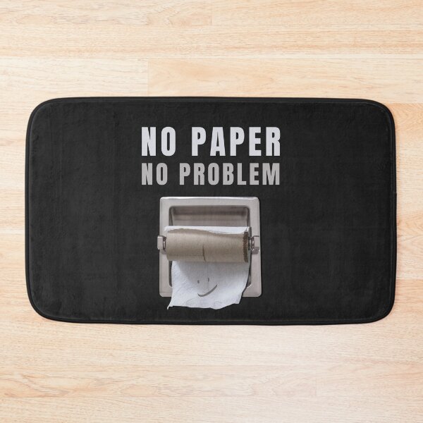 Item preview, No Paper No Problem - Toilet Paper - Quarantine designed and sold by deichmonster.